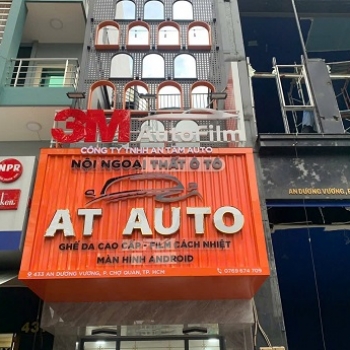 THI CÔNG BẢNG HIỆU TÔN ĐỘC LẠ