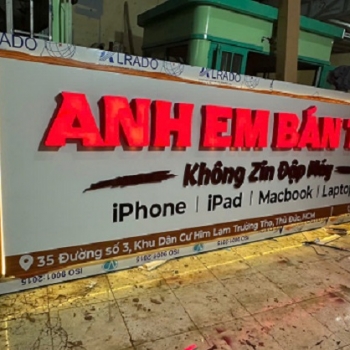 THI CÔNG BẢNG HIỆU CỬA HÀNG ĐIỆN THOẠI DI ĐỘNG ĐẸP, HIỆN ĐẠI 2026 