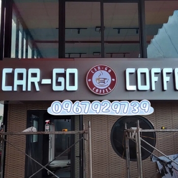 LÀM BẢNG HIỆU ALU CHỮ NỔI QUÁN CÀ PHÊ ĐẸP