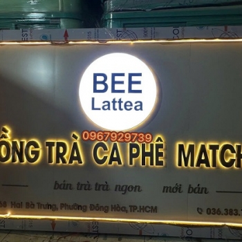 LÀM BẢNG HIỆU QUÁN TRÀ SỮA BỀN ĐẸP 