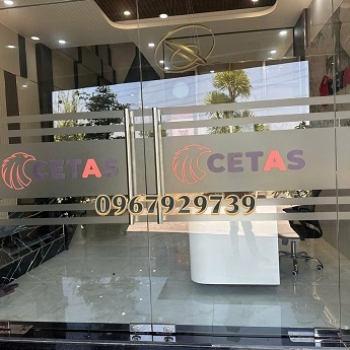 THI CÔNG DÁN DECAL KÍNH VĂN PHÒNG GIÁ RẺ