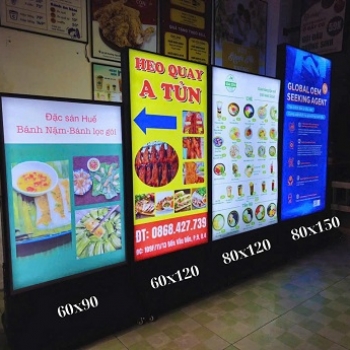 HỘP ĐÈN CÓ CHÂN QUẢNG CÁO GIÁ RẺ