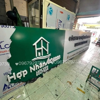 LÀM BẢNG HIỆU ALU CHỮ NỔI BỀN ĐẸP, GIÁ RẺ