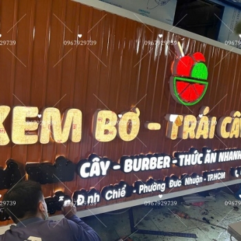 BẢNG HIỆU TÔN SÓNG CHỮ NỔI GIÁ RẺ