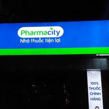 Làm bảng hiệu cho hệ thống nhà thuốc Pharmacity