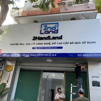 THI CÔNG BẢNG HIỆU ALU CHỮ NỔI QUẬN 9 CHUYÊN NGHIỆP