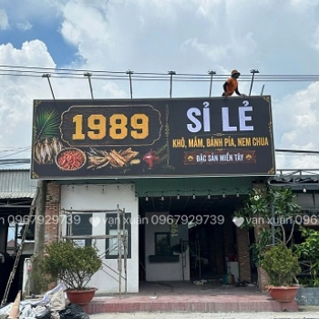 LÀM BẢNG HIỆU BẠT KHÔNG GÂN IN UV GIÁ RẺ TẠI TPHCM