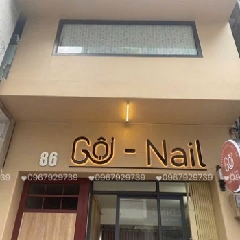 LÀM BẢNG HIỆU TIỆM NAIL BỀN ĐẸP, GIÁ RẺ