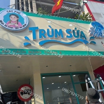 LÀM BẢNG HIỆU QUÁN ĂN TRỌN GÓI GIÁ RẺ