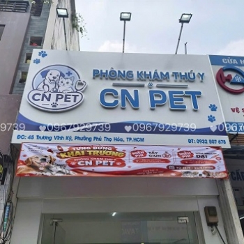 LÀM BẢNG HIỆU PHÒNG KHÁM THÚ Y GIÁ RẺ CHUYÊN NGHIỆP